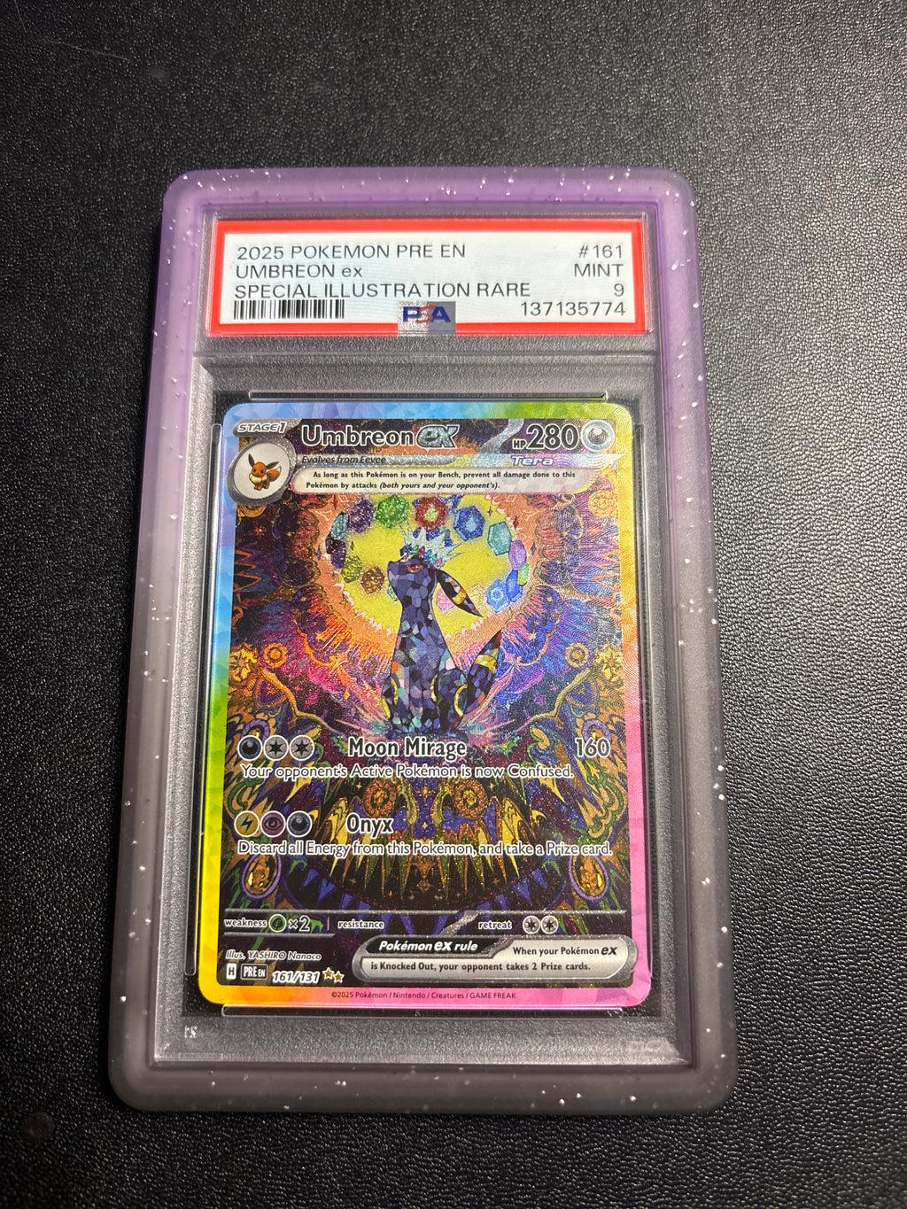 Umbreon ex #161 psa 9