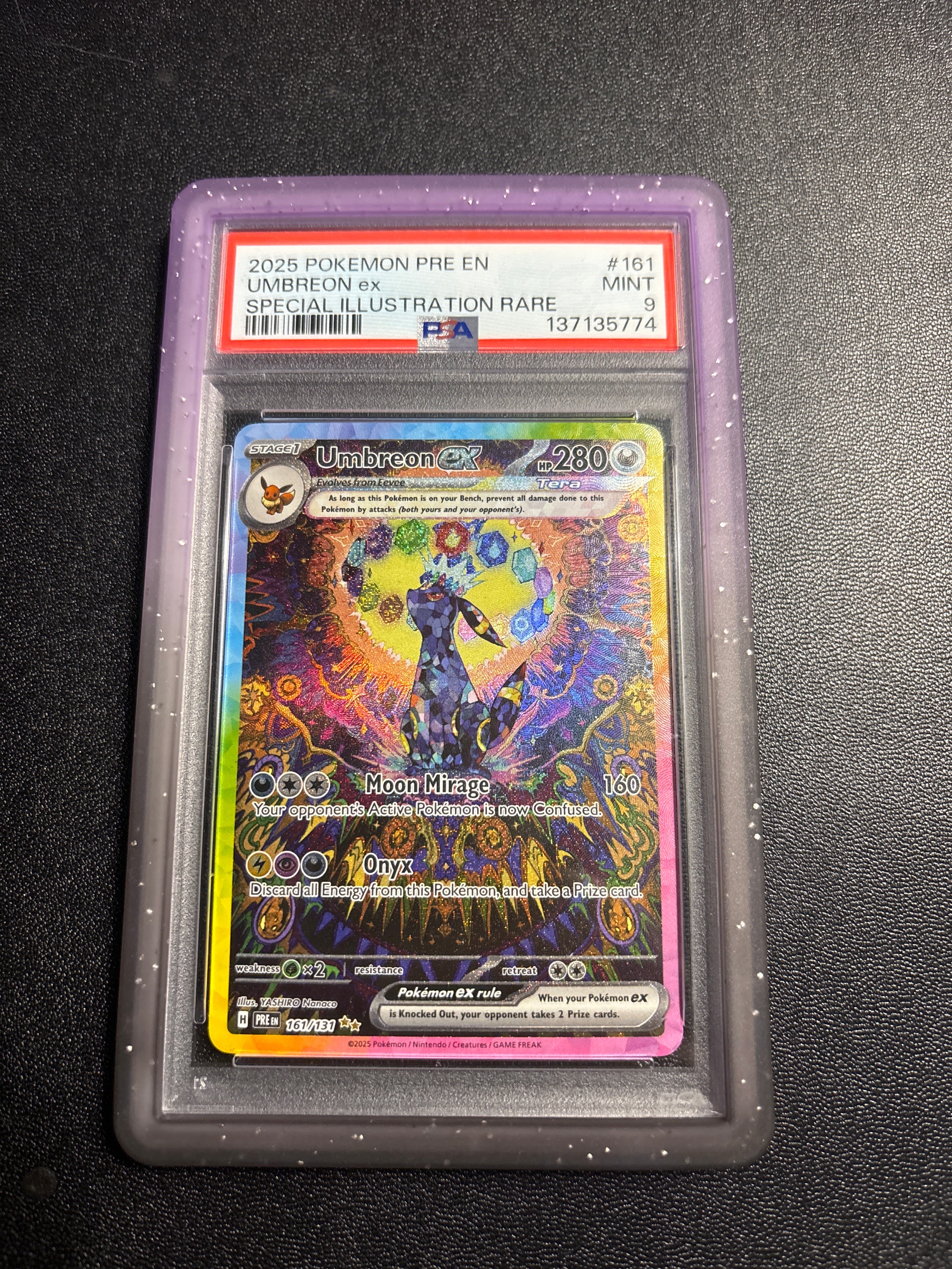 Umbreon ex #161 psa 9