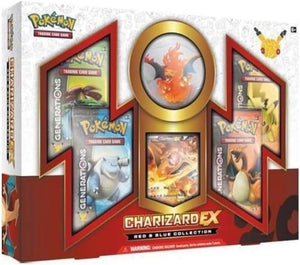 Charizard ex red & blue collection