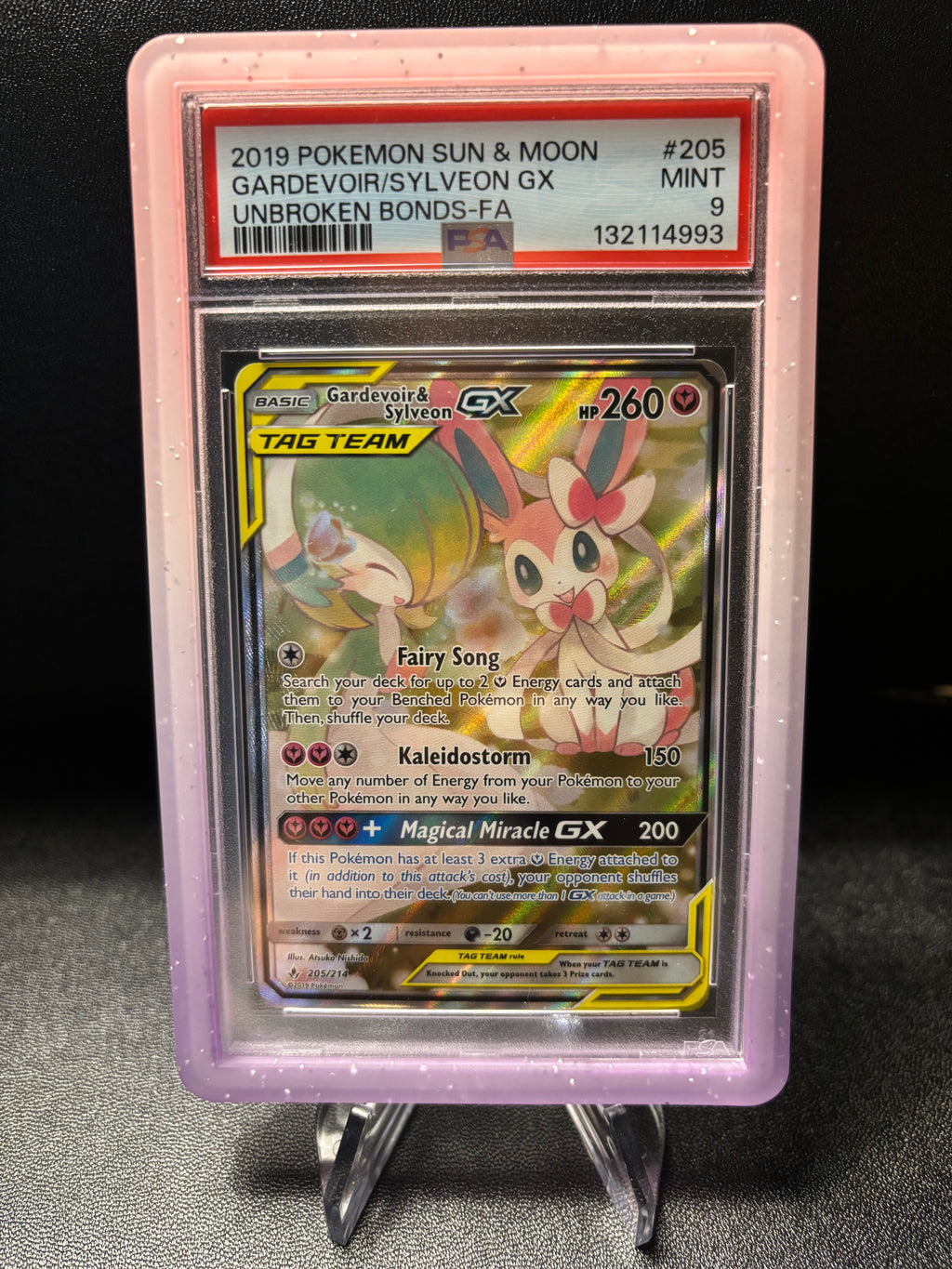 Gardevoir&Sylveon GX PSA 9 #205
