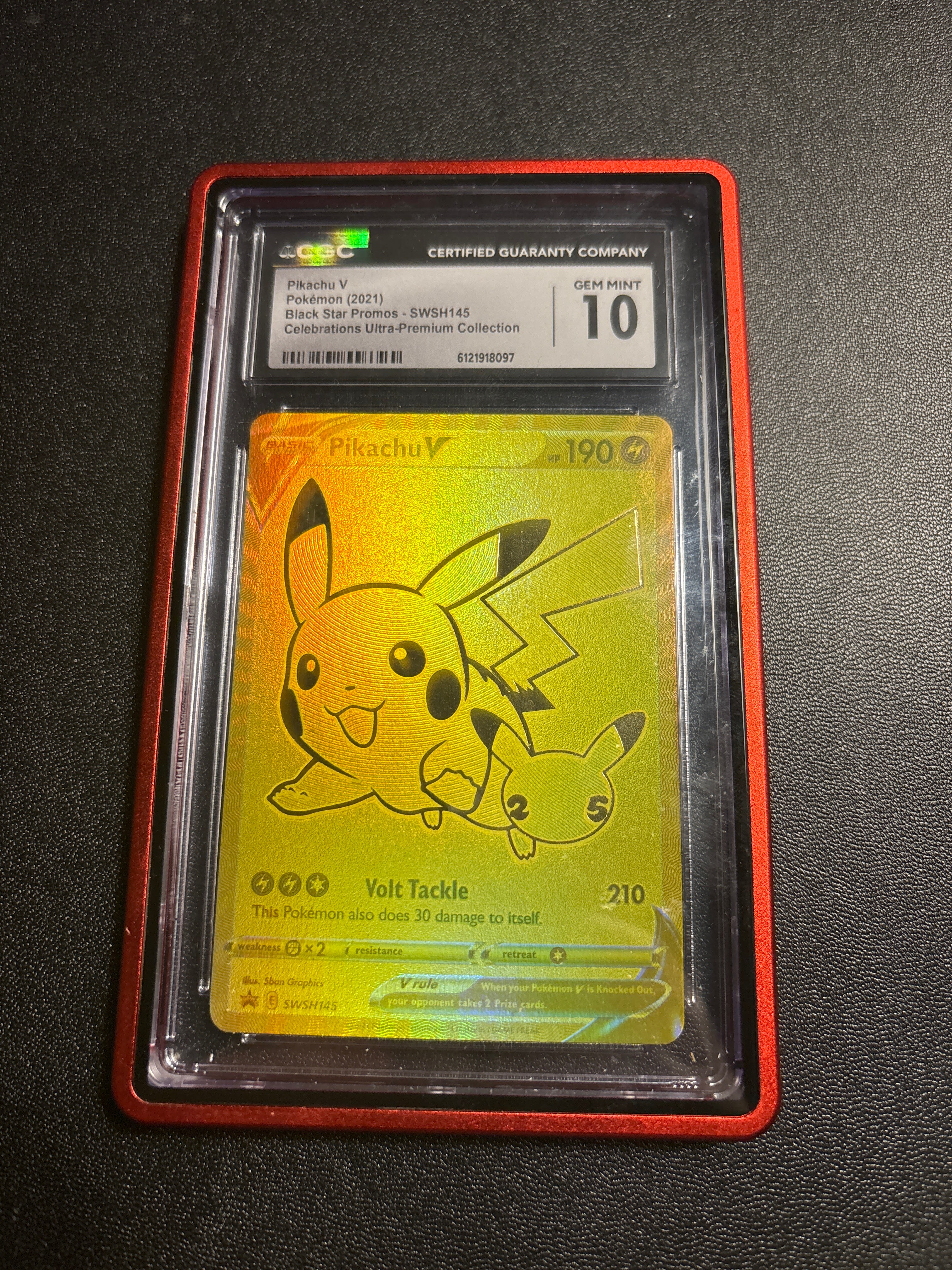 Pikachu v #swsh145 cgc 10