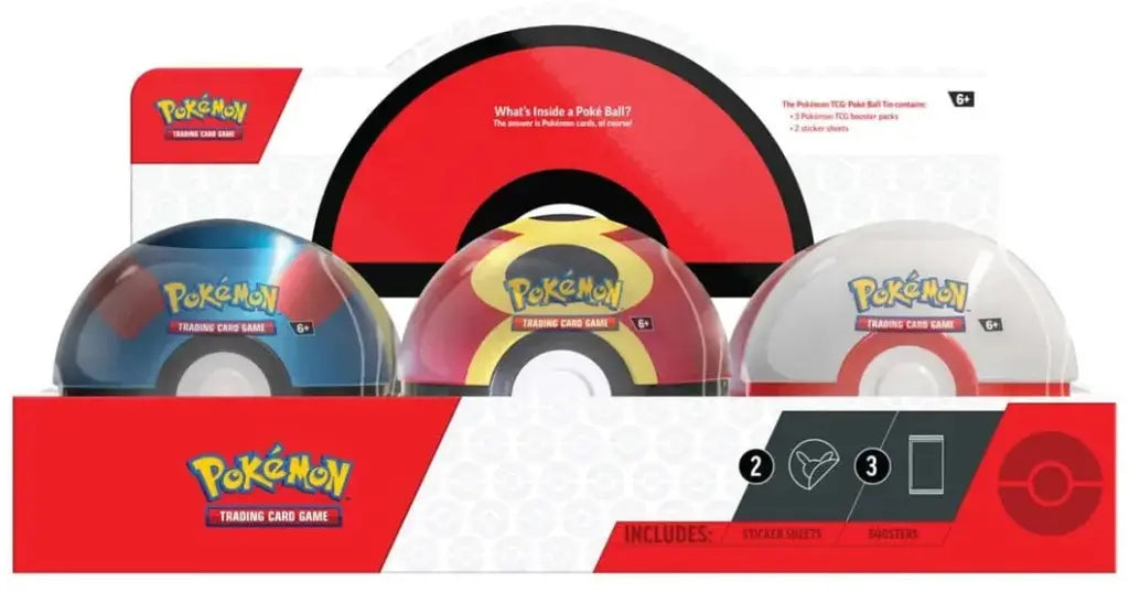 Pokeball tin q5 2025 set of 6